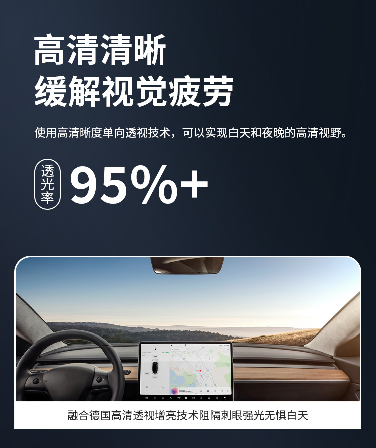 Audi car high-definition magnetic control film wholesale high-insulation car window film front windshield film full car film sun film