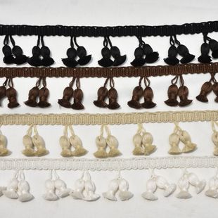 Dongsu Curtain Lace Buplets Tassel Sofa Clothing Stand Edges Stitching Mantle Jewelry Embellishment Accessories Retro