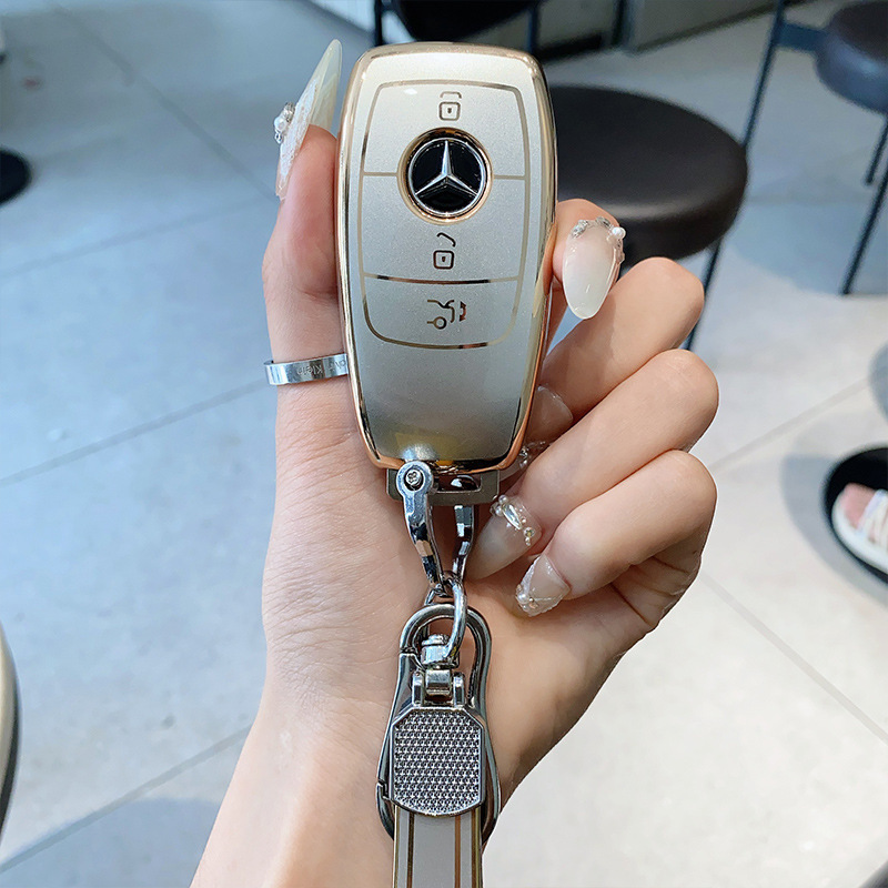 メルセデスベンツ e300l キーカバー c260l 車 c200l シェル a200l バックル GLc バッグ GLa200e クラス GLe350 に適しています。|undefined