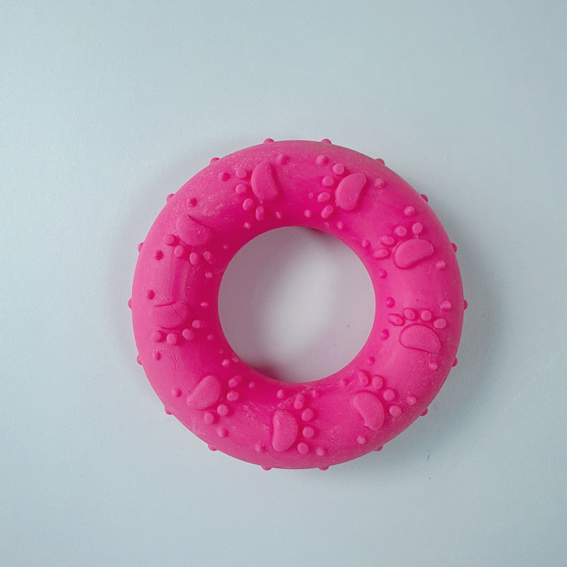 Fabricantes mascotas al por mayor juguetes para perros TPR donuts para perros grandes dientes molares limpiadores juguetes para morder image 12