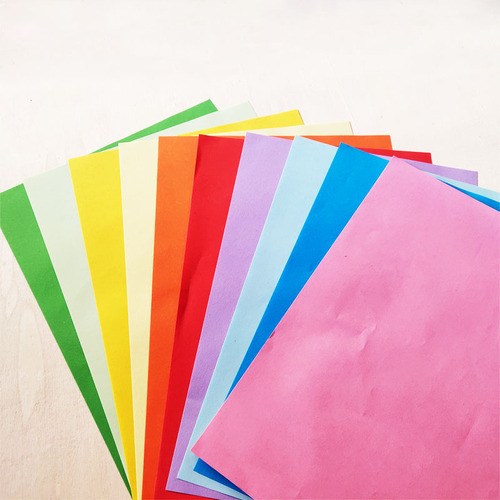 Wholesale color printing paper 70g A4 copy paper children's DIY handmade origami 100 sheets mixed color office color page paper