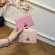 High-grade Genuine Leather Two-fold Wallet Women's New 2025 Empress Dowager Leather Wallet Ultra-thin Card Bag ID Clip Trendy