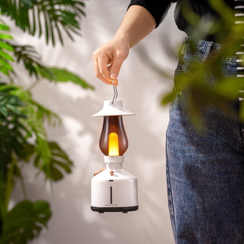 Outdoor Time Light Bluetooth Retro Night Light Speaker New Model Wireless Camping Light Multifunctional Creative Gift