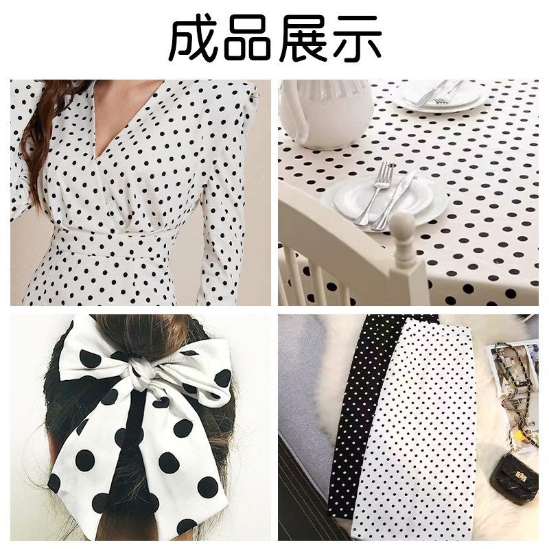 Tejido de algodón, punto de agua, punto de onda, impresión de tela de algodón, camisa, falda, ropa de cama, tela DIY
