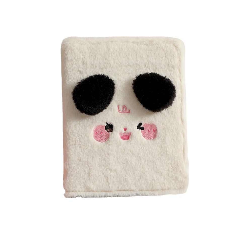 Cuatro rejilla de 3 pulgadas Polaroid Star-Chasing libro de almacenamiento Hisoculte A5 dibujos animados de peluche de hojas sueltas álbum Cachorro Gato