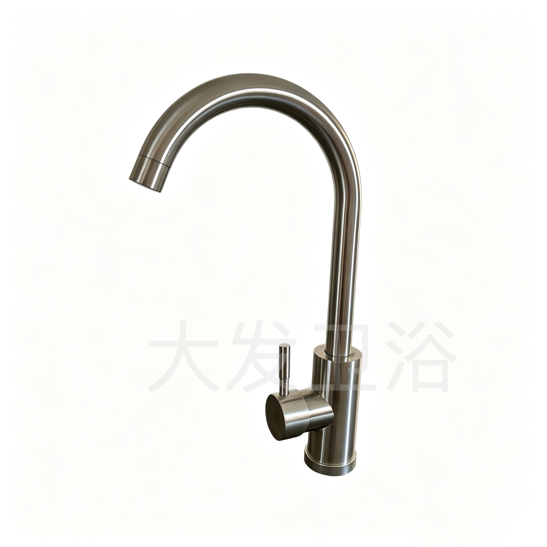 Grifo Mezclador Giratorio para Fregadero de Cocina 201 de Acero Inoxidable con Rotación de 360°