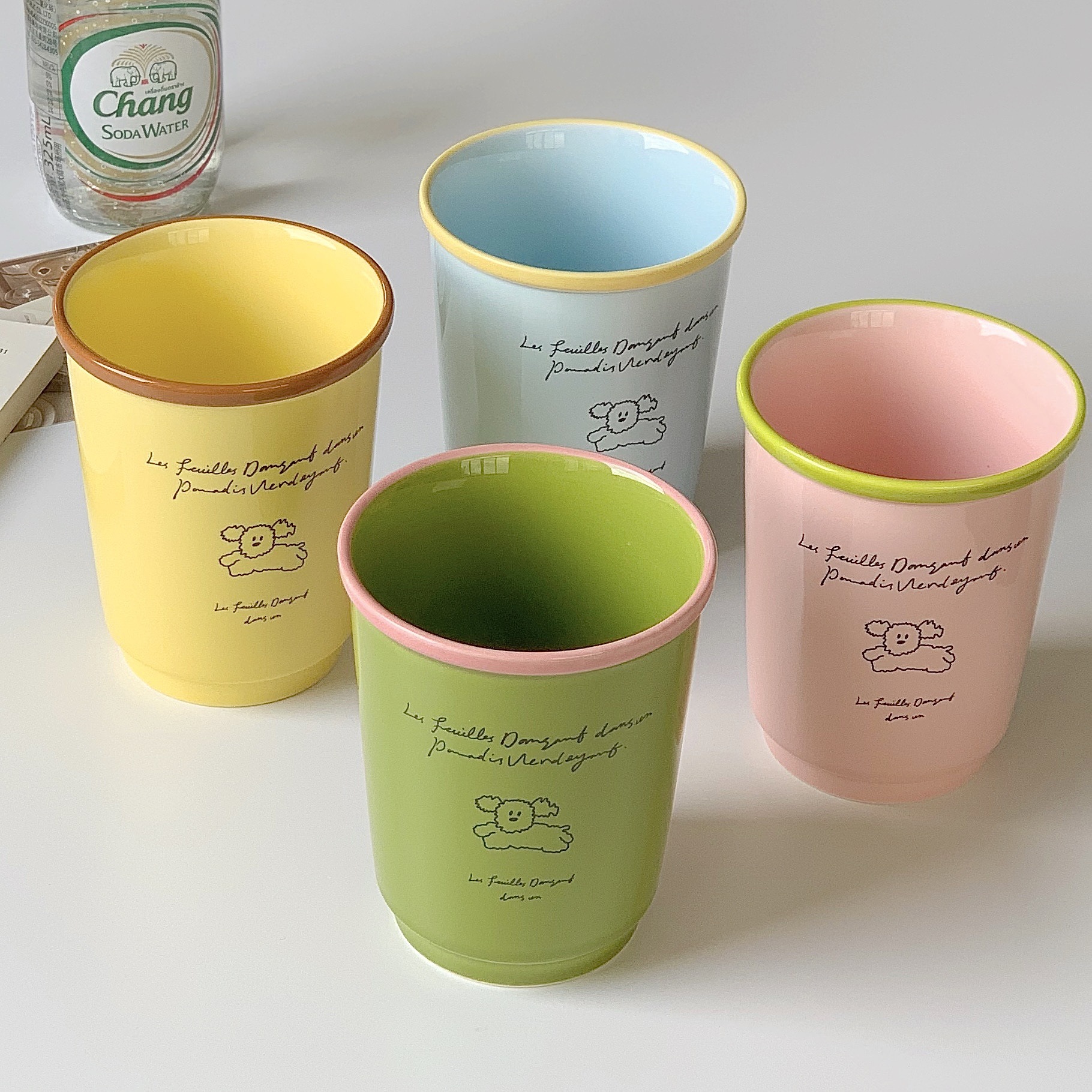 Ästhetischer Pärchenbecher Mit Großem Fassungsvermögen Für Kaffee_voghion.com