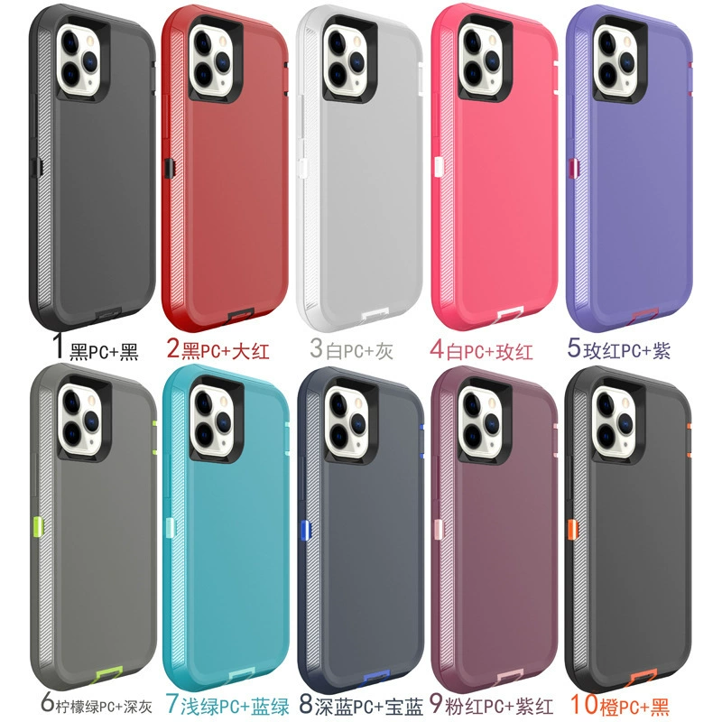 Apple, compatible robot, phone case, iPhone 11 for camping, protective case, iphone, 2 in 1, fall protection