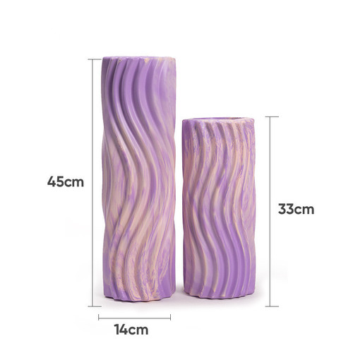 Cross-border epp camouflage mace foam roller fitness muscle relaxer hollow massage roller yoga column