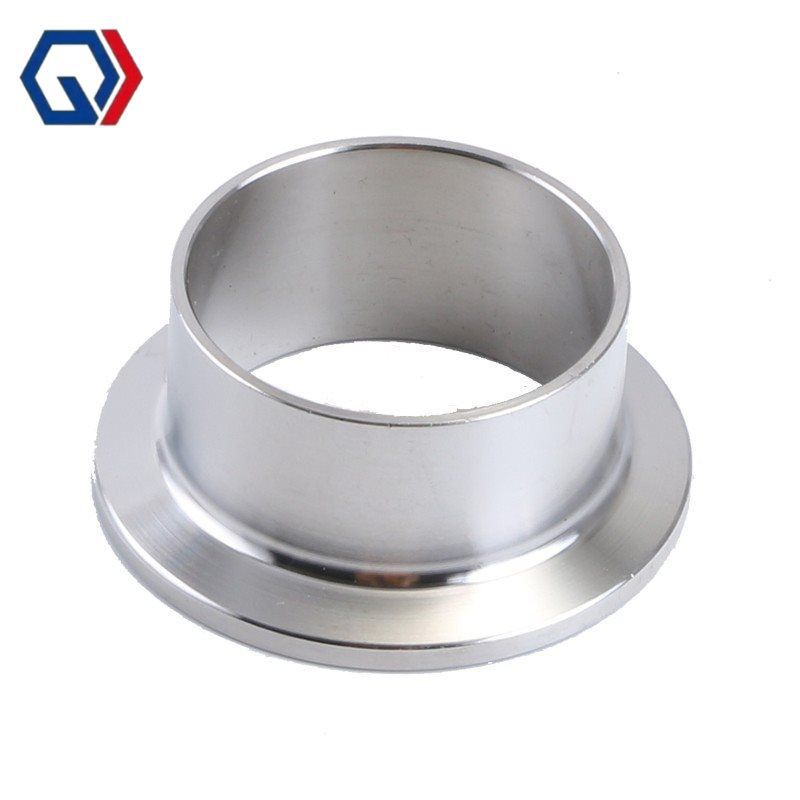 庆迪304/316卫生级快装卡箍接头食品级焊接法兰端卡盘快接垫圈卡