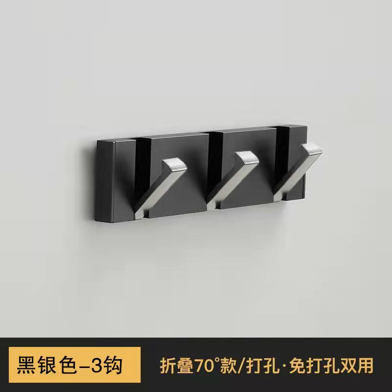 Gancho invisible creativo luz del hogar gancho de lujo perforador-puerta libre gancho oculto puerta de entrada gancho plegable