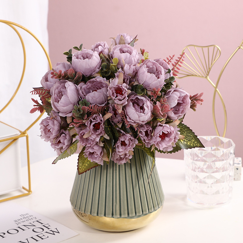 Streetwear Flower Silk Flower Imitation Plants Artificial Flowers display picture 2