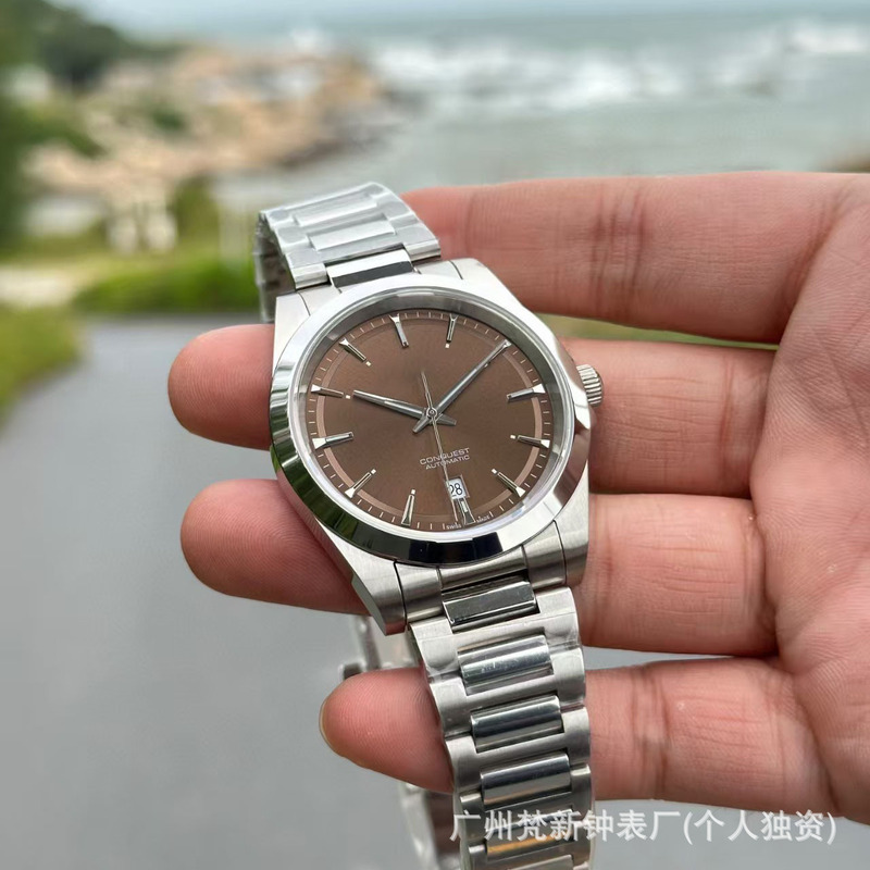 Langjia Yuedong シリーズメンズ機械式時計全自動防水有名な職人 ZF コンカススチール機械式時計工場卸売|undefined