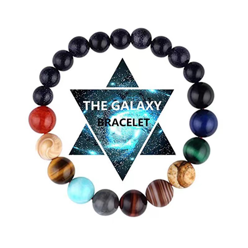 planetary bracelet jade solar-powered