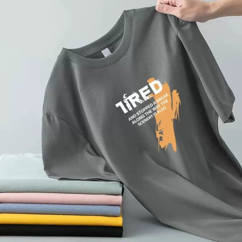 2025 мужская футболка с коротким рукавом летняя нижняя рубашка с круглым вырезом