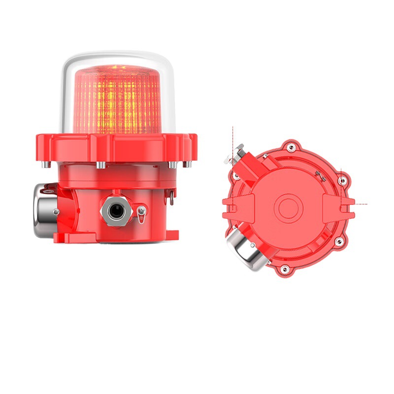 防爆语音声光报警器BBJ红绿黄冷库警示灯加油站化工厂消防危险24V