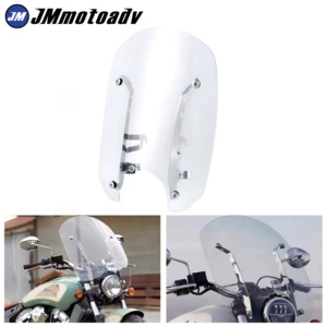 Indian Scout Light Cavalry üçün qalınlaşdırılmış 4.2MM şəffaf ön şüşə 2016-2024