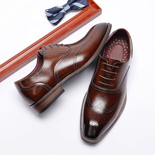 Business Men Leather formal Shoes ��ʿ�̄�ƤЬ��Ƥ��ľ��Ь