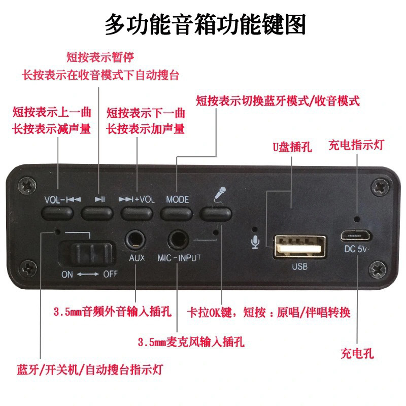 KingNeed木製ワイヤレスBluetoothスピーカー多機能サブウーファー家庭用オーディオ越境EC人気商品S409|undefined