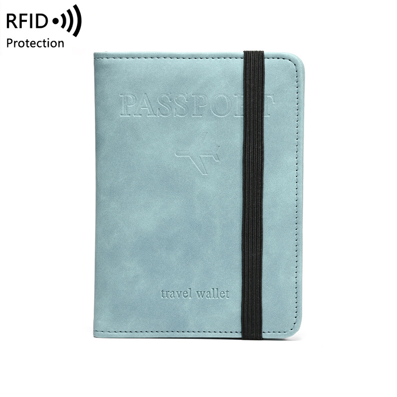 海外旅行用新製品 RFID 盗難防止カードバッグ 無地 シンプル パスポートホルダー 大容量 海外収納 パスポートホルダー|undefined