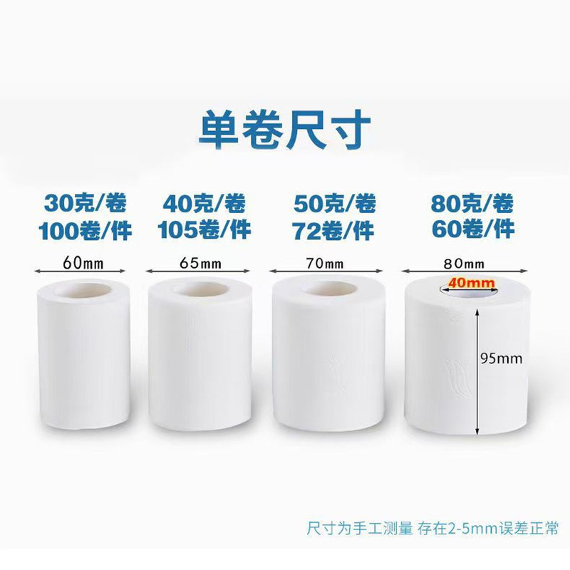 ホテル専用中空トイレットペーパー、商業用B&Bバスルーム、客室用ペーパータオル、トイレットペーパーロール|undefined