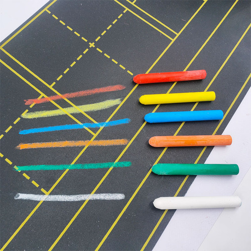 Water-soluble chalk children's graffiti dust-free healthy color paint brush wet writing wet erasing white color dust-free chalk