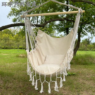 Student Dormitory Hanging Chair Single Reclining Lazy Artifact Internet Celebrity Comfortable Leisure Outdoor Hammock Swing Thickened Folding