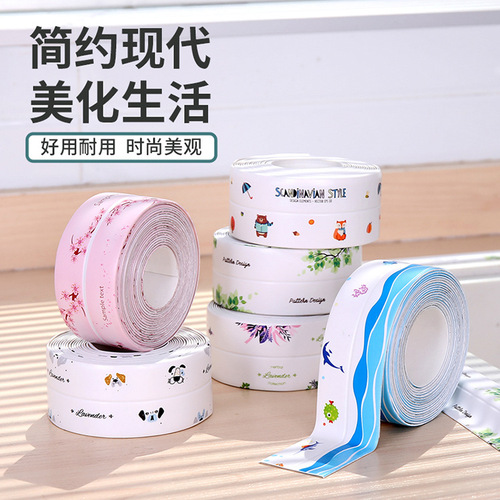 Kitchen waterproof strips, anti-mildew tape, sink stickers, waterproof stickers, toilet seam stickers, bathroom corner stickers, seal strips