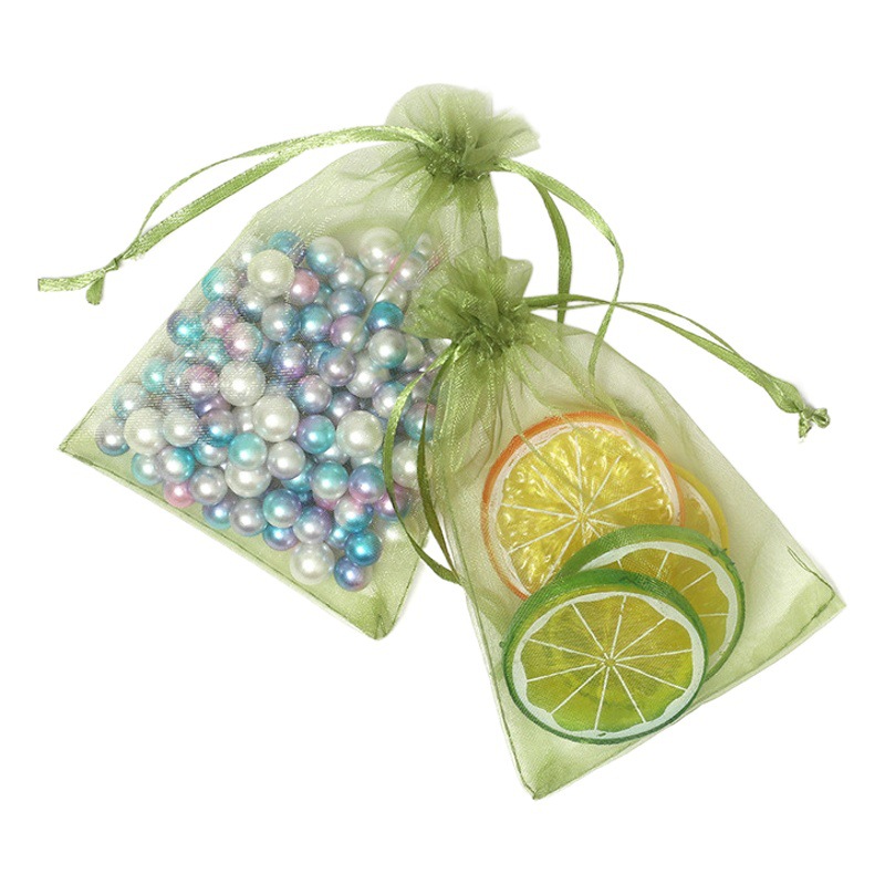 In-Stock Wholesale Amazon Exclusive Organza Gift Bags Drawstring Mesh Candy Bags Vacuum-Sealed Cross-Border Cloth Bags