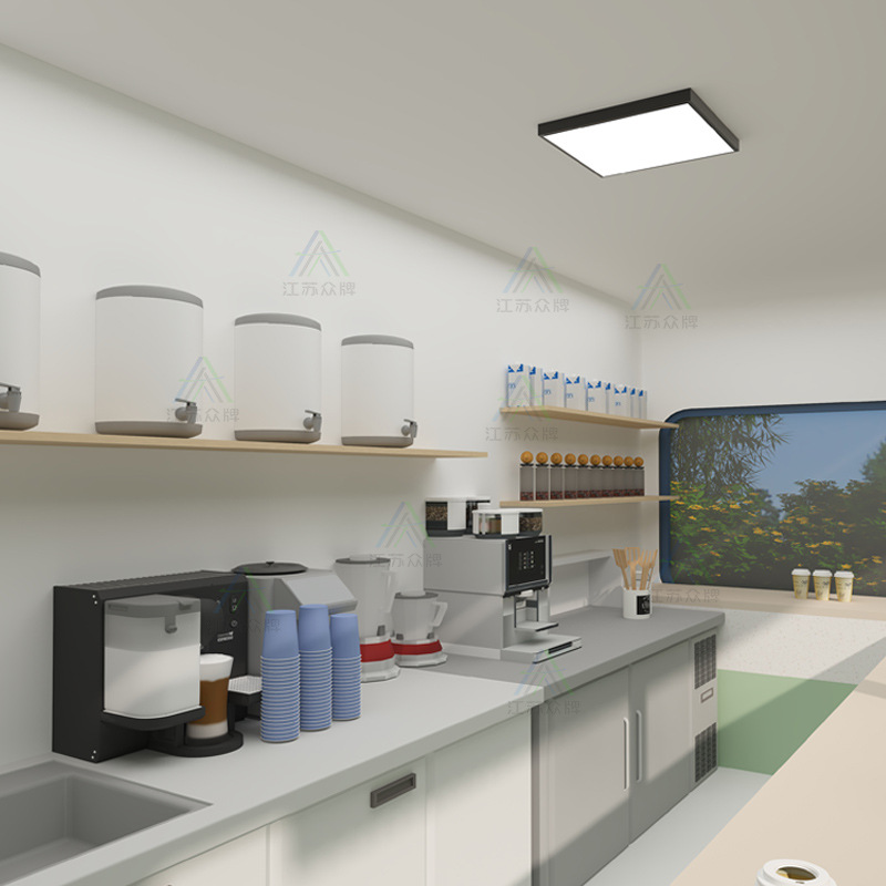 Apple cabet tienda móvil almacén espacial sala móvil área escénica calle comercial té con leche al aire libre quiosco de café snack bar