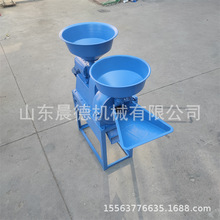 小型玉米脱壳打碴机 耐用砂轮式碾米立式大豆高粱脱皮机