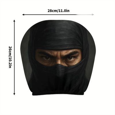 Car Print Headrest Cover | Universal seat cover - 04-double-sided-printing-1pc-26cm28cm
