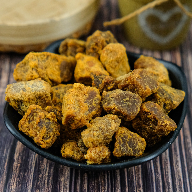 Family Portrait Small Can Pork 46g Spicy Five-Spice Satay XO Sauce Flavor Pork Jerky Snack Gift