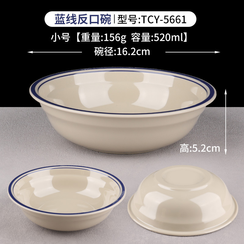 블루 라인 스몰 사이즈 카운터 입 그릇 TCY-5661