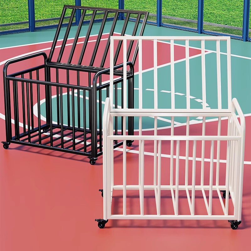 Kindergarten Basketball Storage Basket Outdoor Football Volleyball Rack School Playground Fitness Equipment Ball Mobile Storage Rack