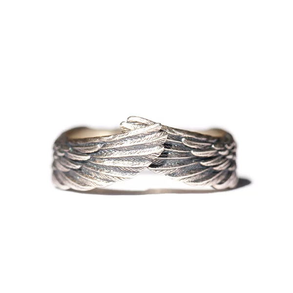 Original design a "Angel" copper silver plated couples men and women on the ring personality creative gift items retro