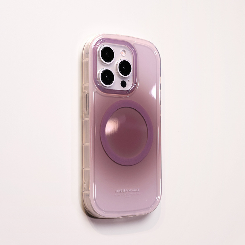 晕染渐变椭圆适用苹果16romax手机壳新款16pro紫色iphone15硅胶14带挂绳max防摔13磁吸12爆款16系列ip保护套|undefined