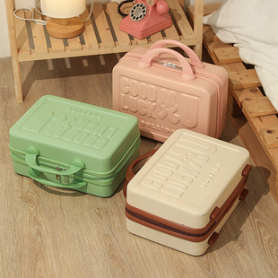 High-value 14-inch Suitcase Bridal Accompanying Gift Cosmetic Case Lightweight Small Student Travel Storage Luggage Case