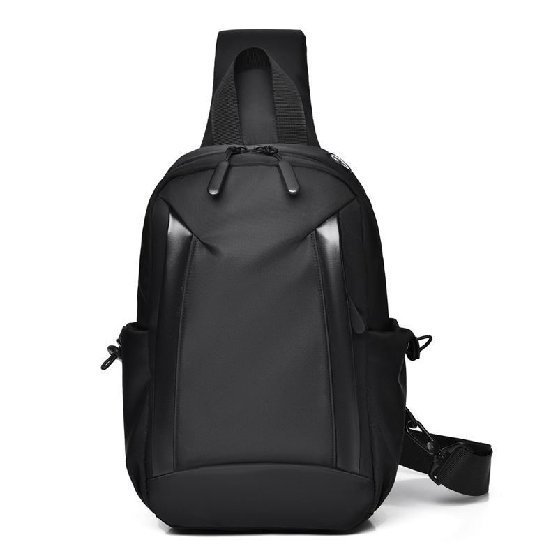 Nuevo bolso de pecho de hombre transfronterizo simple mochila de hombro de nylon impermeable bolsa de color gradiente casual bolso de moda de hombre