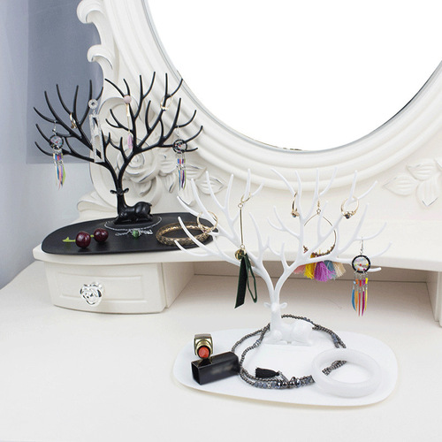 New Desktop Fawn Jewelry Display Rack Creative Antler Bracelet Earrings Pendant Jewelry Storage Rack Wholesale