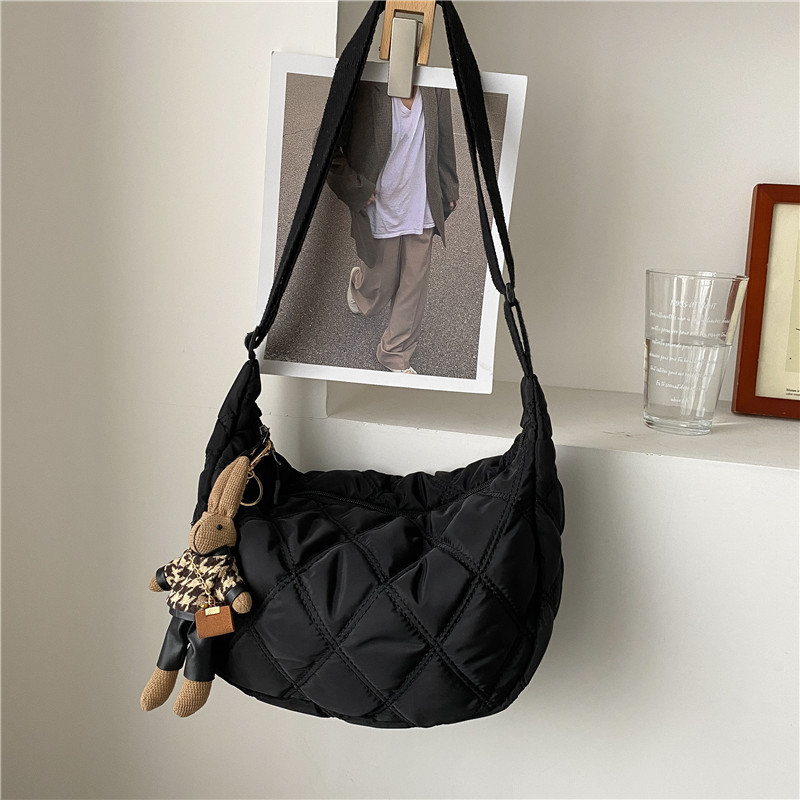 Diamond Embroidery Large-Capacity Large Bag for Women 2021 Popular New Trendy Fashion Single Shoulder Crossbody Bag Popular Dumpling Bag