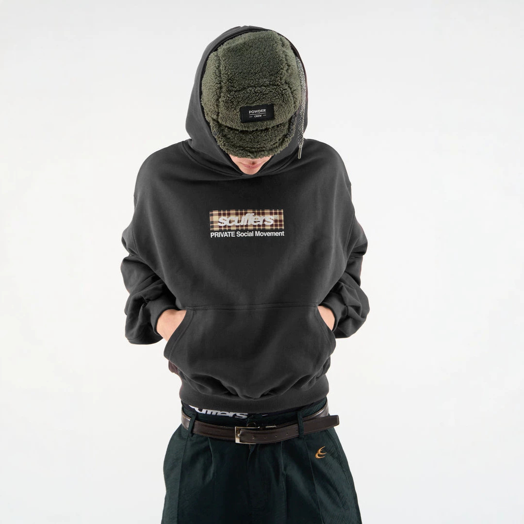 Sudadera con Capucha de Algodón, Manga Larga y Corte Oversize, para Hombre y Mujer, Scu 26FW