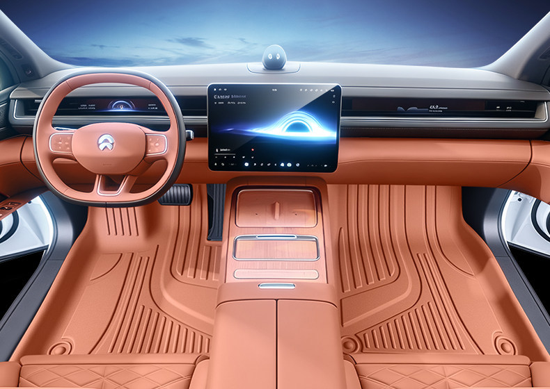 Suitable for NIO ES8, TPE 26 models, 5, 6, 7-seater car interior starry sky carpet floor mats and trunk mats
