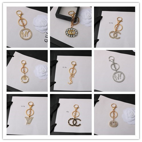 New Style Small Fragrant Letter Keychain Car Key Pendant Bag Jewelry Pendant