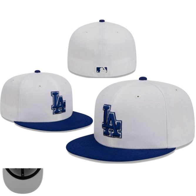 ドジャースLA野球帽男女トレンドNYヤンキー帽子刺繍日よけ帽美プロ野球チーム平縁サイズキャップ