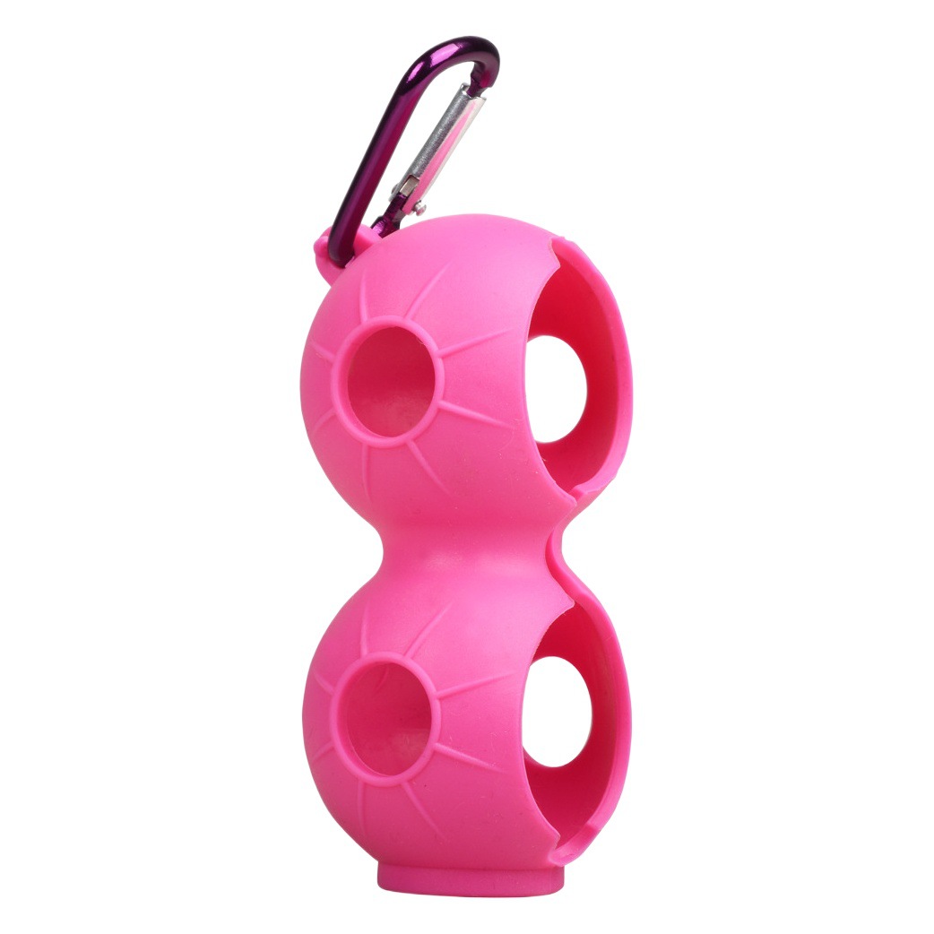 Nueva cubierta de golf de silicona cubierta protectora de golf de 2 piezas cubierta protectora de silicona de doble bola de golf