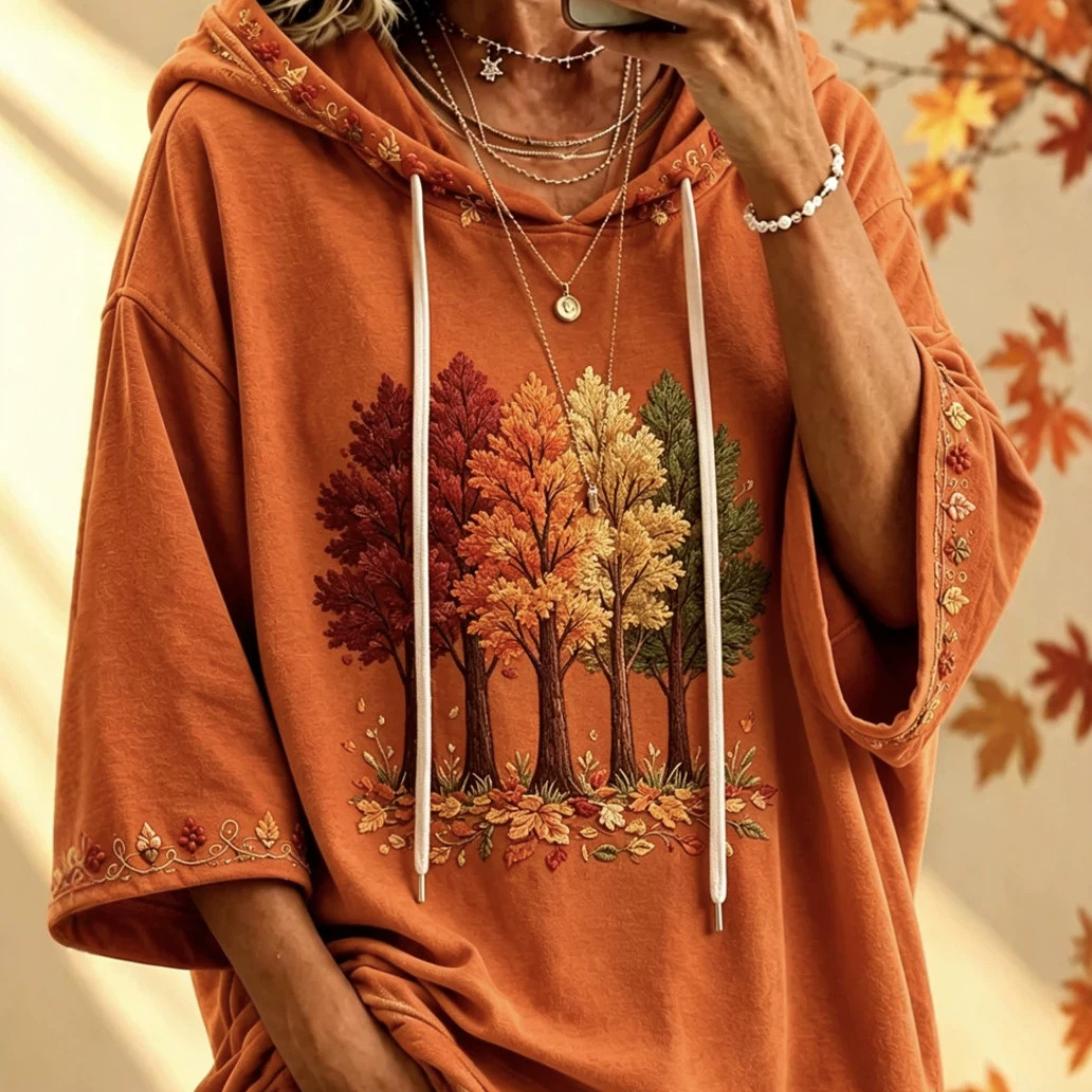 2026 Amazon Cross-Border US Independence Day 250th Anniversary Commemorative Printed Loose-Fit Hooded T-Shirt Independent Store