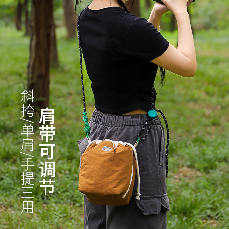 Nylon Waterproof Mirrorless Camera Bag for Women, Dslr Drawstring Crossbody Large Storage Bag, Travel Inner Photography Bag, Customizable Nylon Waterproof Mirrorless Camera Bag for Women, Dslr Drawstring Crossbody Large Storage Bag, Travel Inner Photography Bag, Customizable