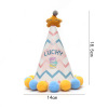 Free shipping cake decorative cartoon animal hair ball hats birthday hat party Patty party hat