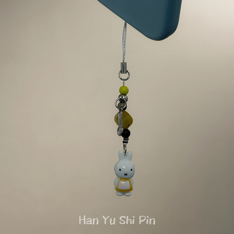 新款可爱卡通米菲兔鲍里斯周边手机挂件时尚多巴胺高颜值扣伴手礼|undefined